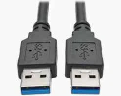 USB 3.0 A Male to Type A Male Cable (6ft) TekShack