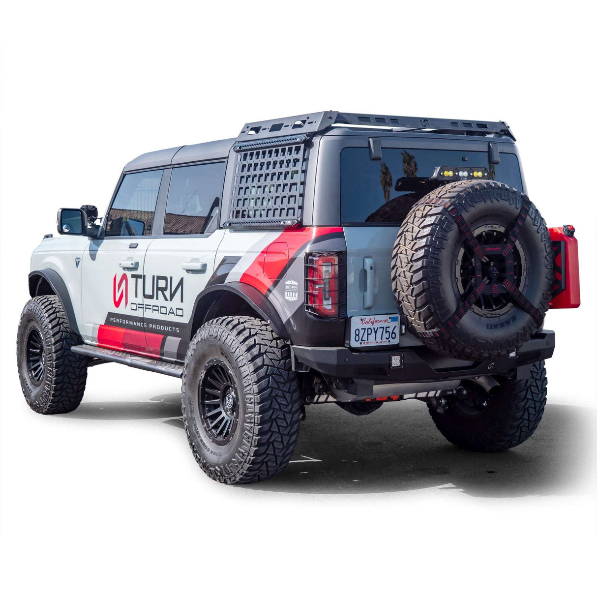 Side MOLLE Panels for 2021-2026 Ford Bronco 4-Door Hard Top Turn Offroad