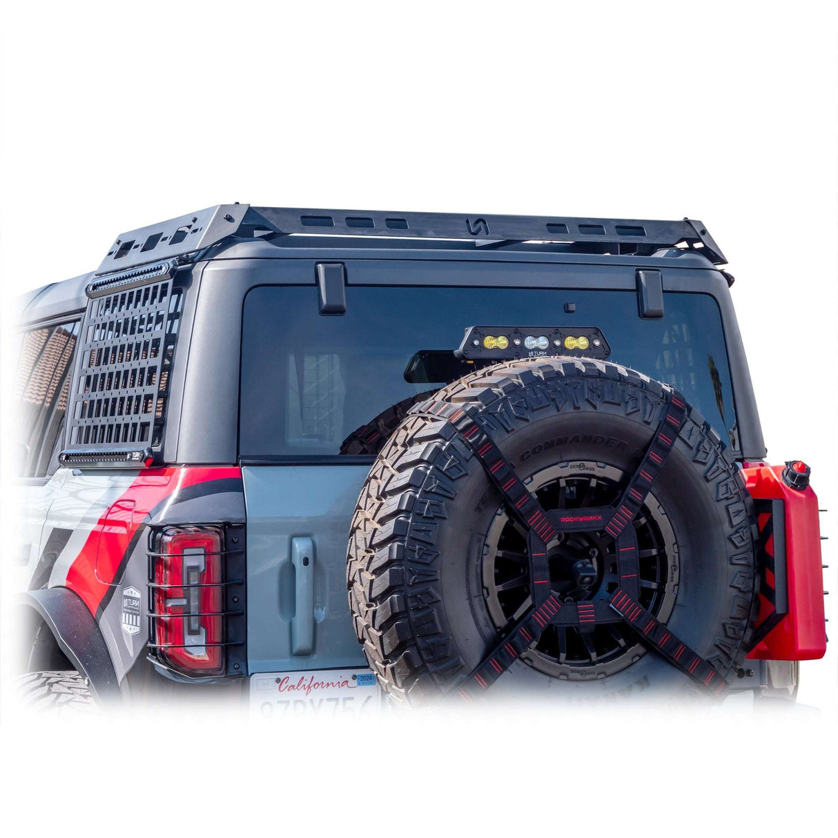 Side MOLLE Panels for 2021-2026 Ford Bronco 4-Door Hard Top Turn Offroad