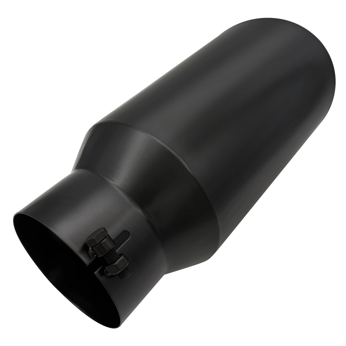 Trucktok 5" Inlet 7" Outlet 15" Overall Length Bolt On Exhaust Tailpipe Tip Black TruckTok