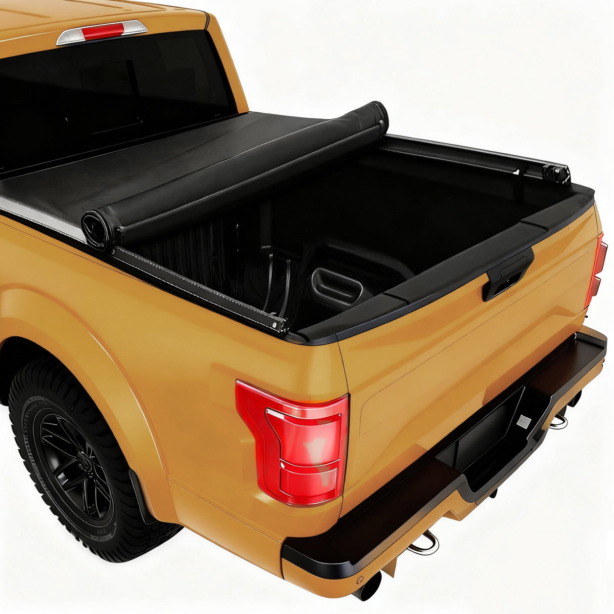 Trucktok 2017-2025 Ford F250 F350 Super Duty 8FT Soft Roll Up Tonneau Cover Bed TruckTok