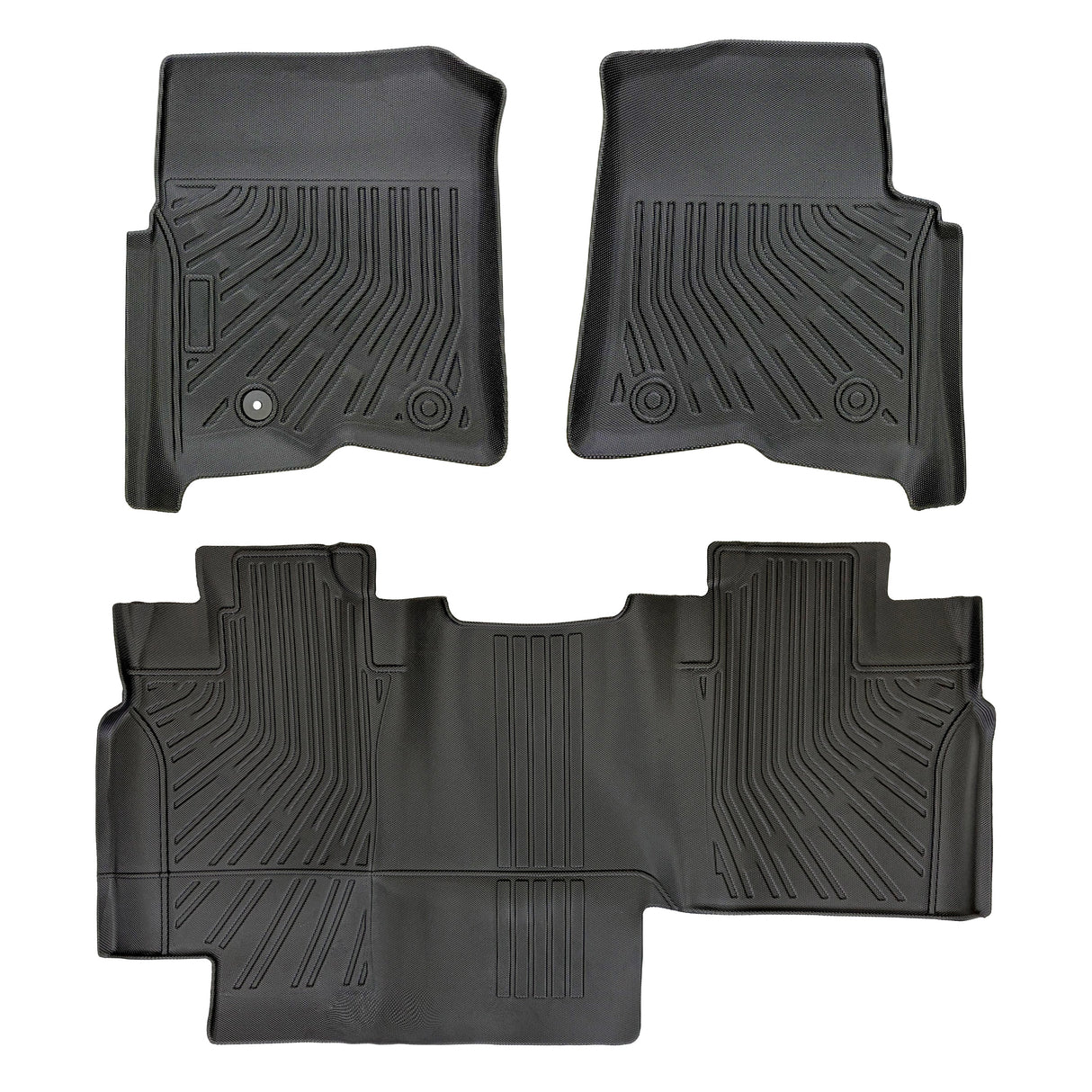 Trucktok 2004-2008 Ford F150 SuperCrew Cab All-Weather TPE Floor Mats TruckTok