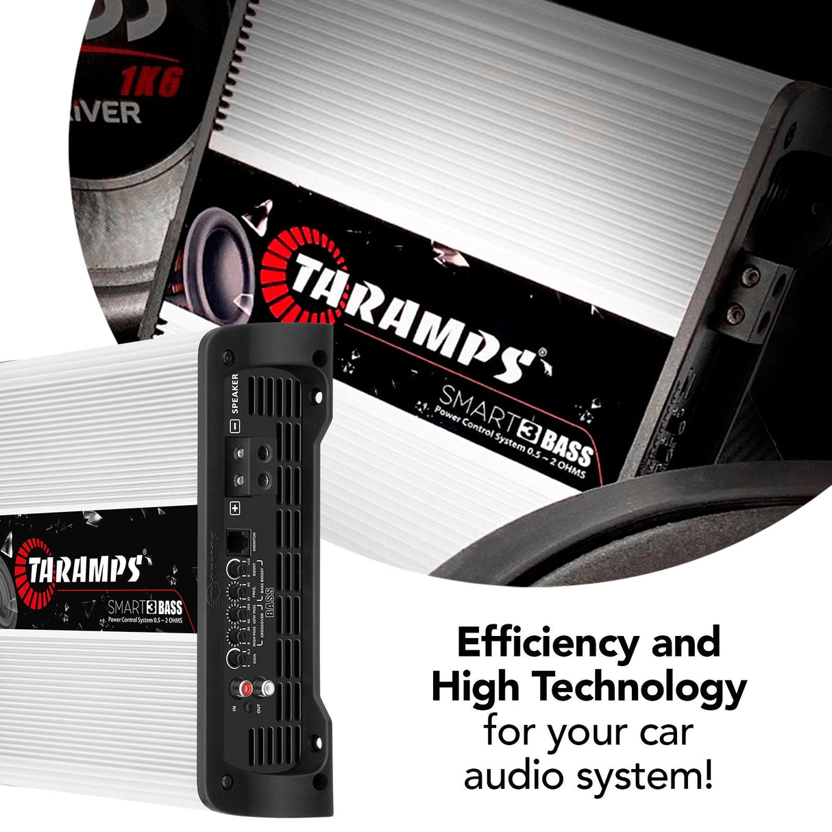 Taramps SMART 3 BASS + TS 400x4 2 OHM Car Amplifier COMBO Taramps USA