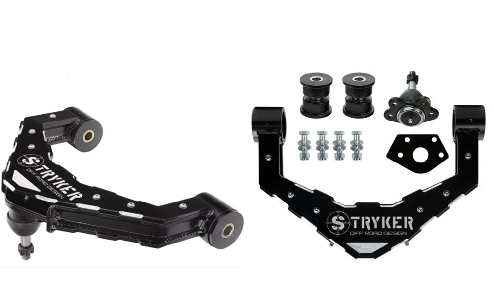 Identity Series Front GMC Chevy 2500 3500 Upper Control Arms Stryker Off Road Design