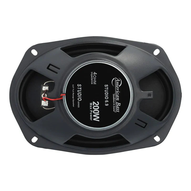 American Bass Studio6.9 6x9" 100W Full Range Coaxial Speakers 4-Ohm (Pair) American Bass