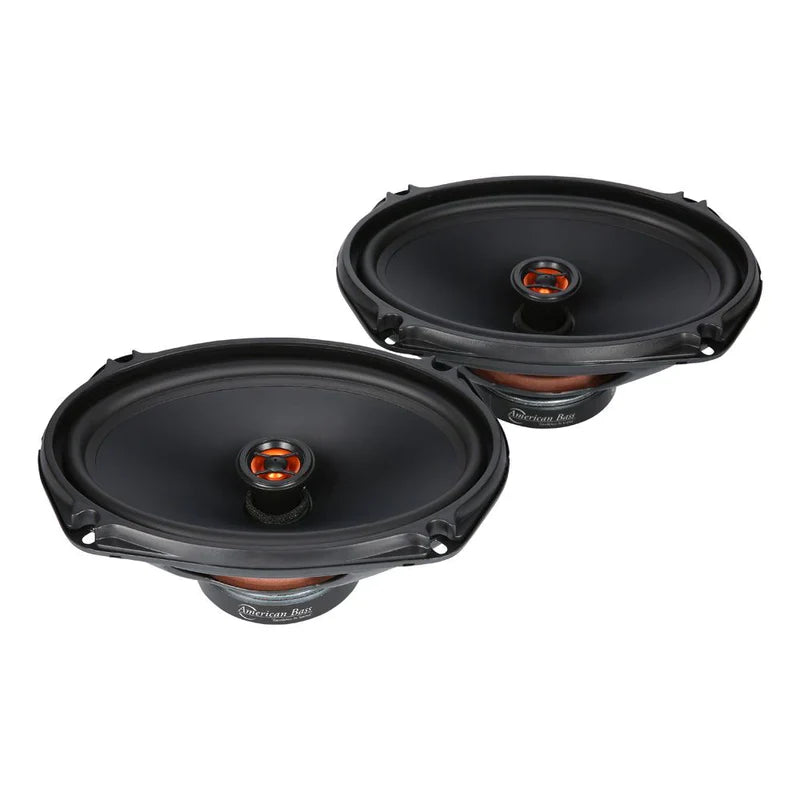 American Bass Studio6.9 6x9" 100W Full Range Coaxial Speakers 4-Ohm (Pair) American Bass