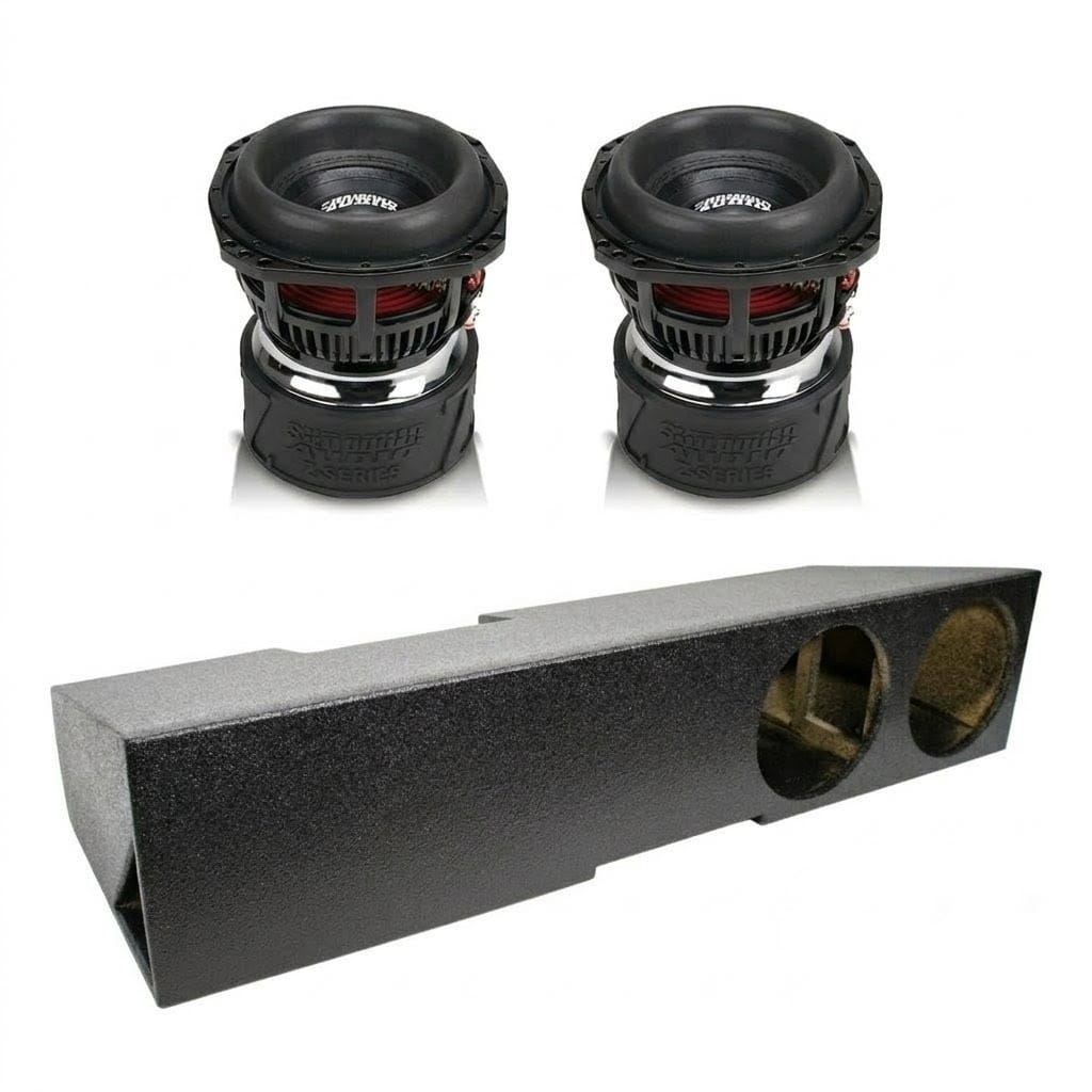 (2) Sundown Audio Z8 & Chevy Crew Cab 19-25 Dual 8" Subwoofer Box Combo Sundown Audio