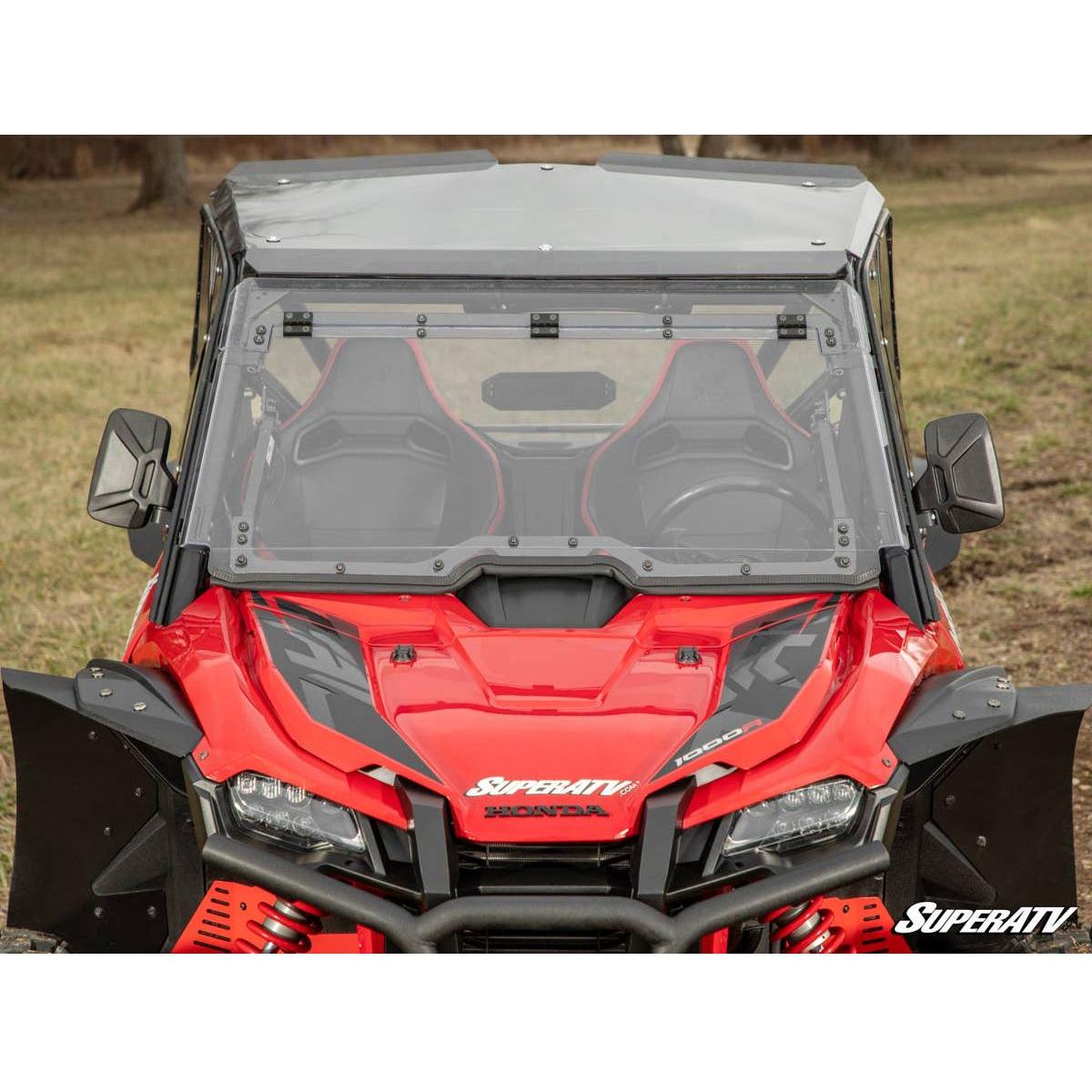 SuperATV - 2019+ Honda Talon 1000 Maxdrive Power Flip Windshield