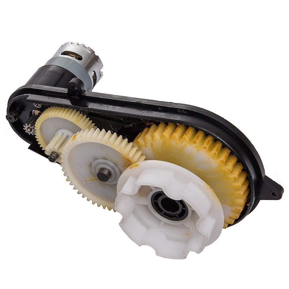 12V DC Motor and Gearbox for Kids Ride-On Car Repairs and Upgrades