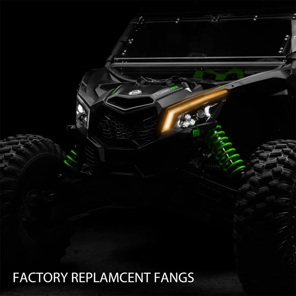 Turn-Signal Plug-&-Play Kit | 2017-2026 Can-Am X3 | Sequential Front Fang Lights w/Taillight Integration SWITCH Works