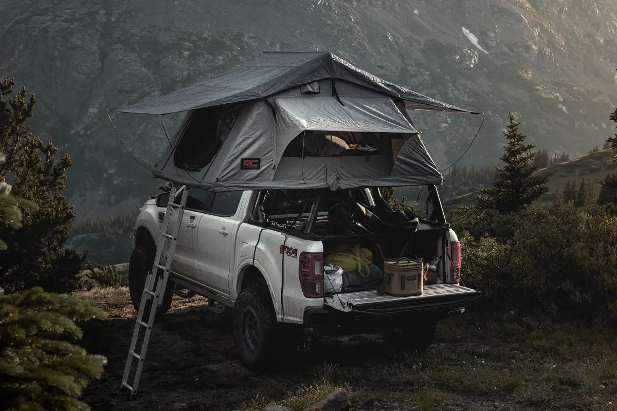 Rough Country Roof Top Tent Rack Mount 12 Volt Accessory & LED Light Kit 99050