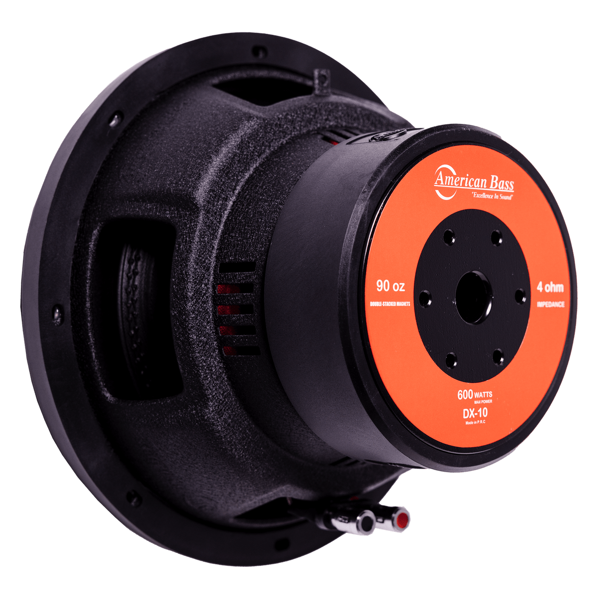 DX 10″ Car Subwoofer | 300 Watts RMS | Single Voice Coil 4 Ohm