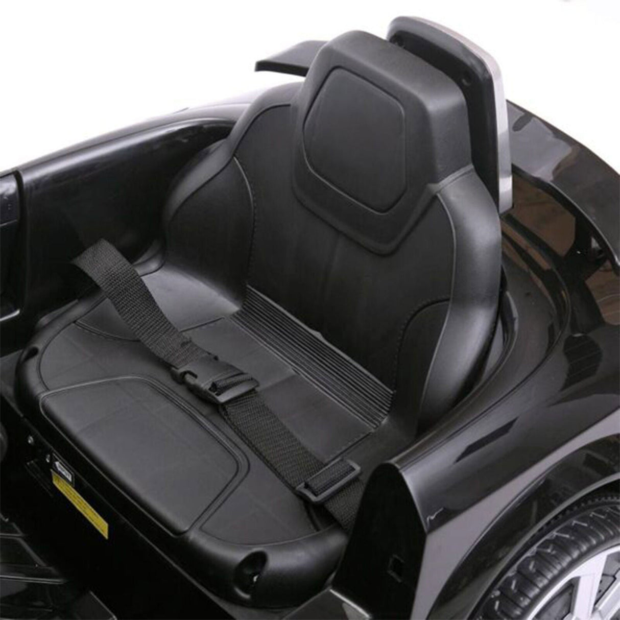 TOBBI 12V Audi TT RS Electric Ride On Car for Kids in Sleek Black Design