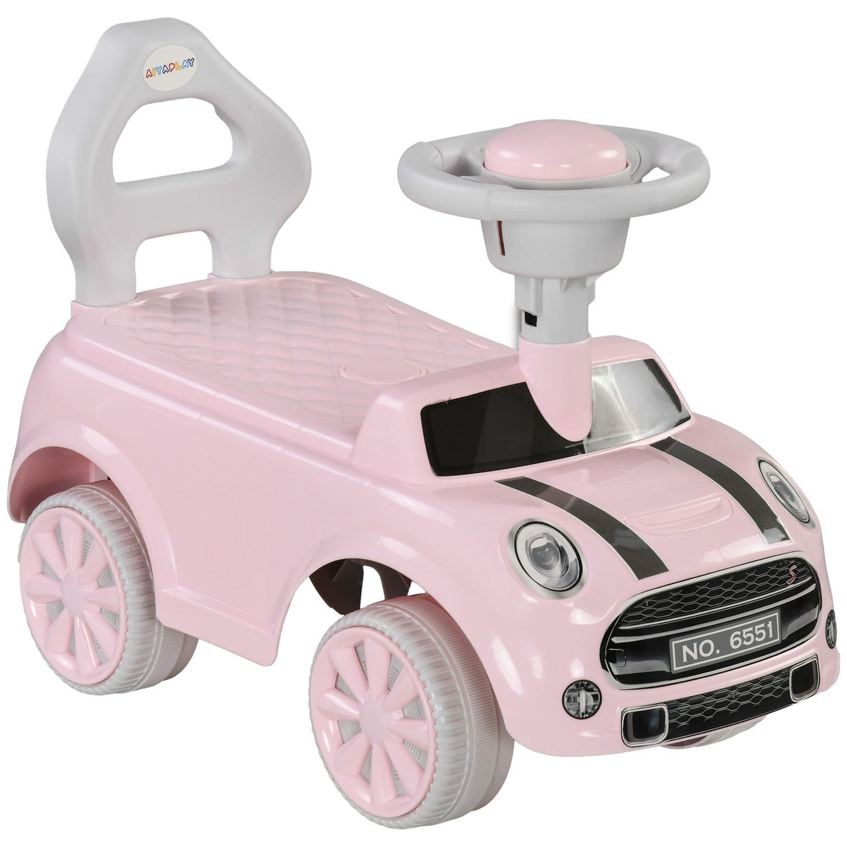Pink Toddler Ride-On Foot-to-Floor Sliding Car Toy