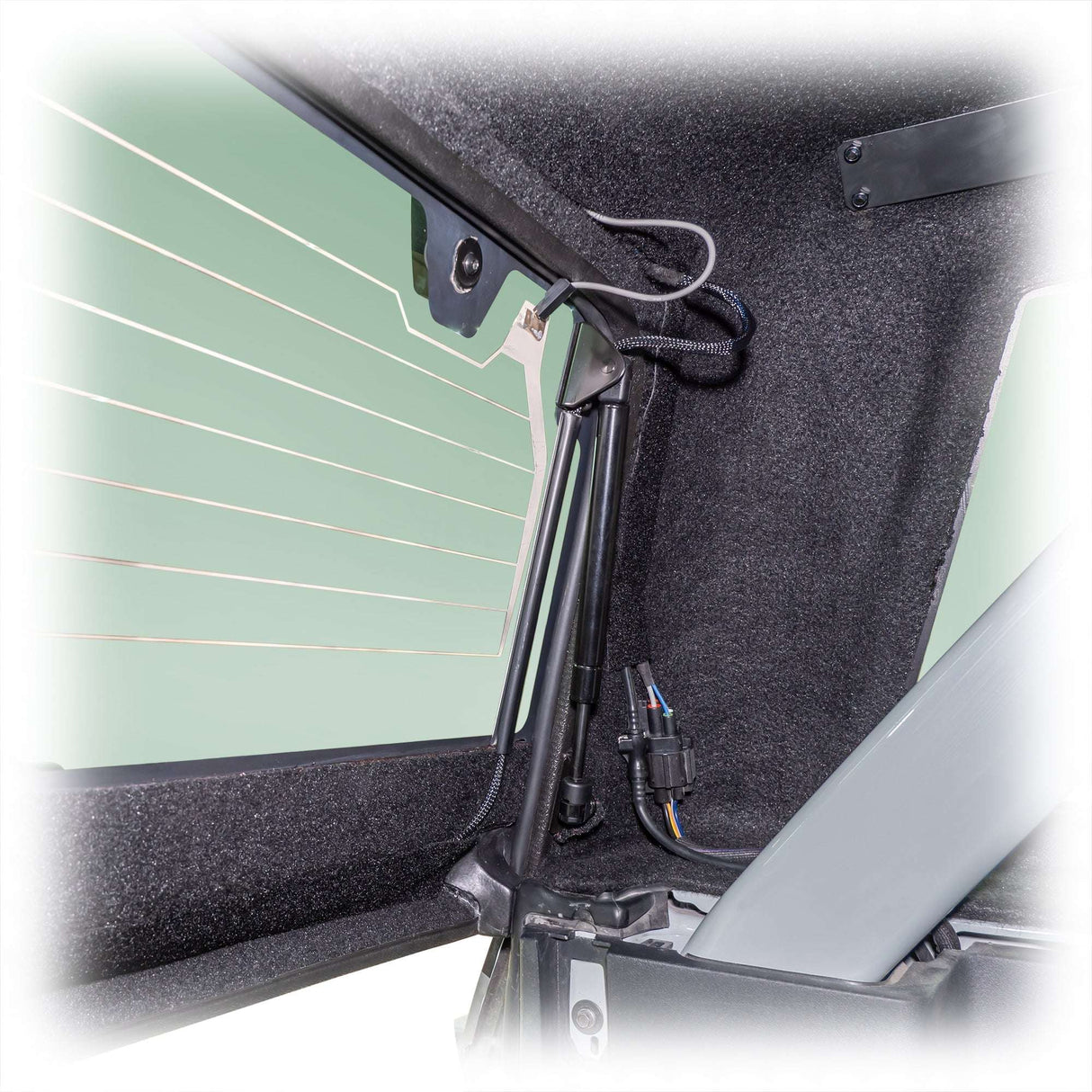 TR10 Bronco Hard Top Rear Window, Defroster & Wiper Assembly Turn Offroad