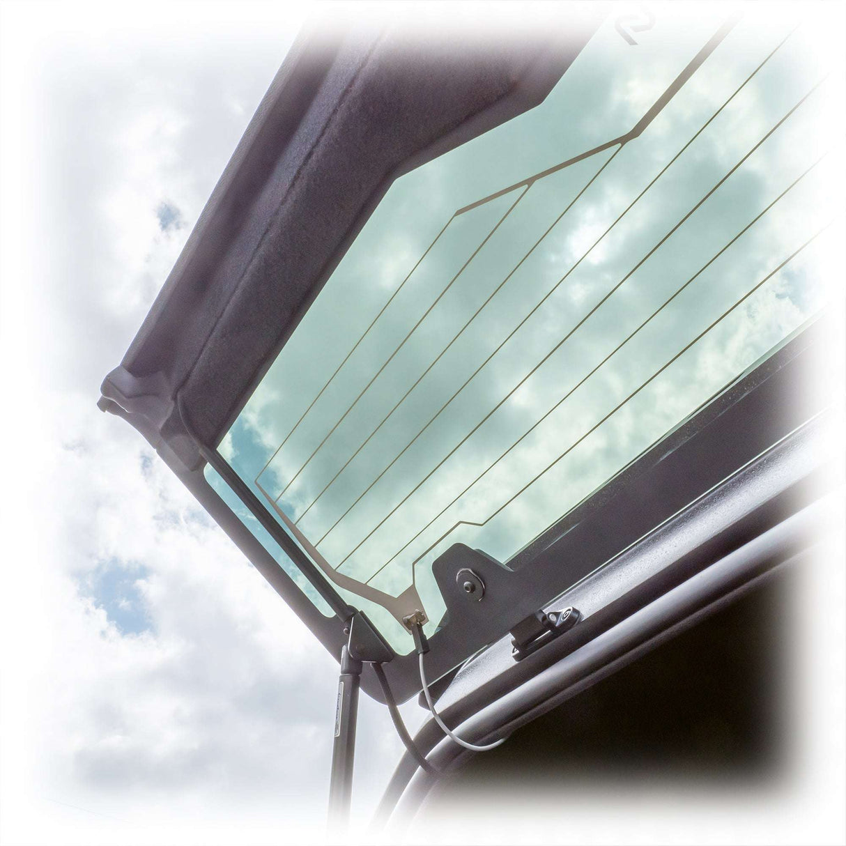 TR10 Bronco Hard Top Rear Window, Defroster & Wiper Assembly Turn Offroad