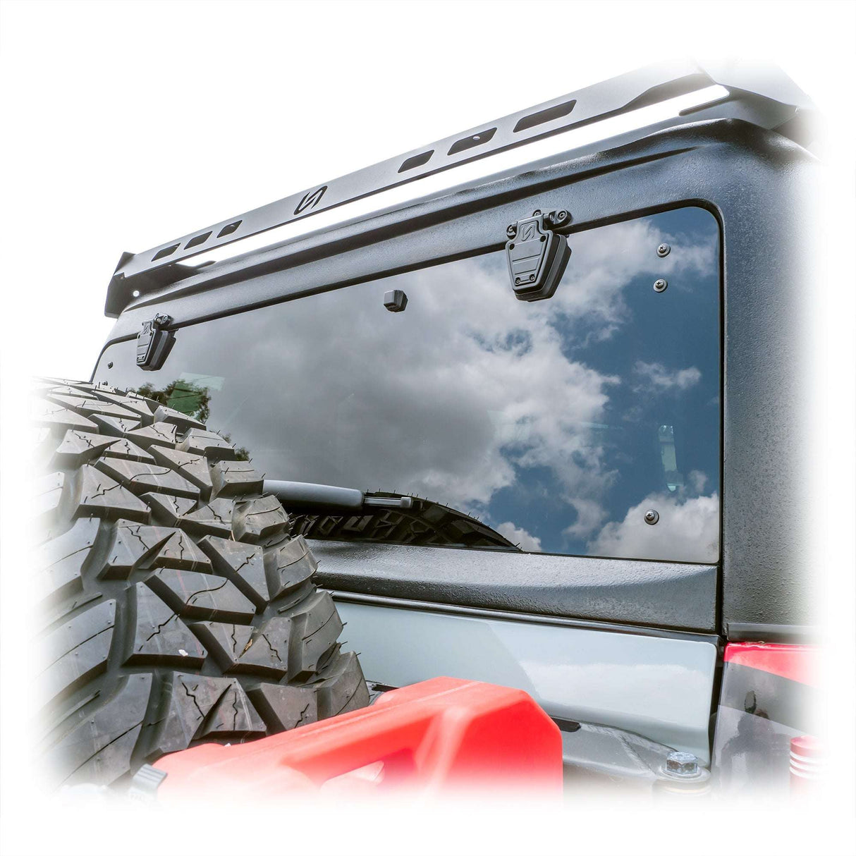 TR10 Bronco Hard Top Rear Window, Defroster & Wiper Assembly Turn Offroad