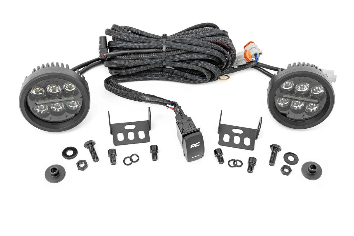 Rough Country LED Ditch Light Kit Ford Bronco 4WD 2021-2026 71046