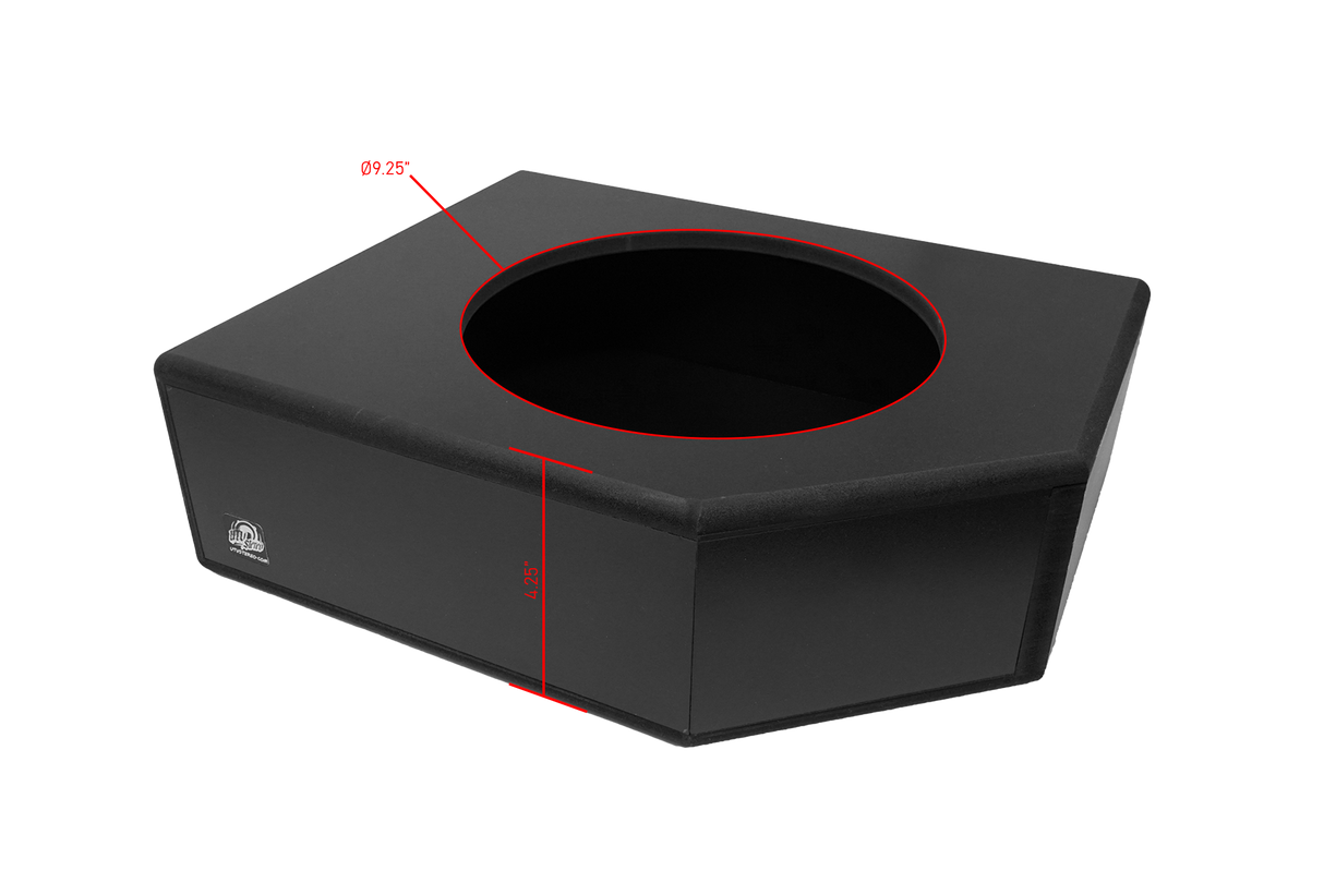 Can-Am® X3 Low Profile Front Driver Side 10” Sub Box Enclosure – Unloaded | UTVS-X3-ENC-LP-FDRIVER UTV Stereo