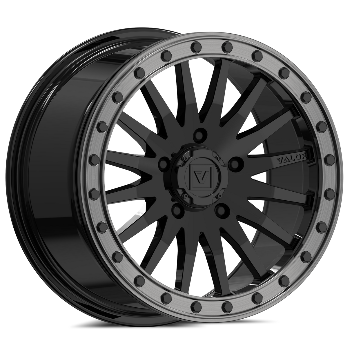 V06 Gloss Black UTV Beadlock