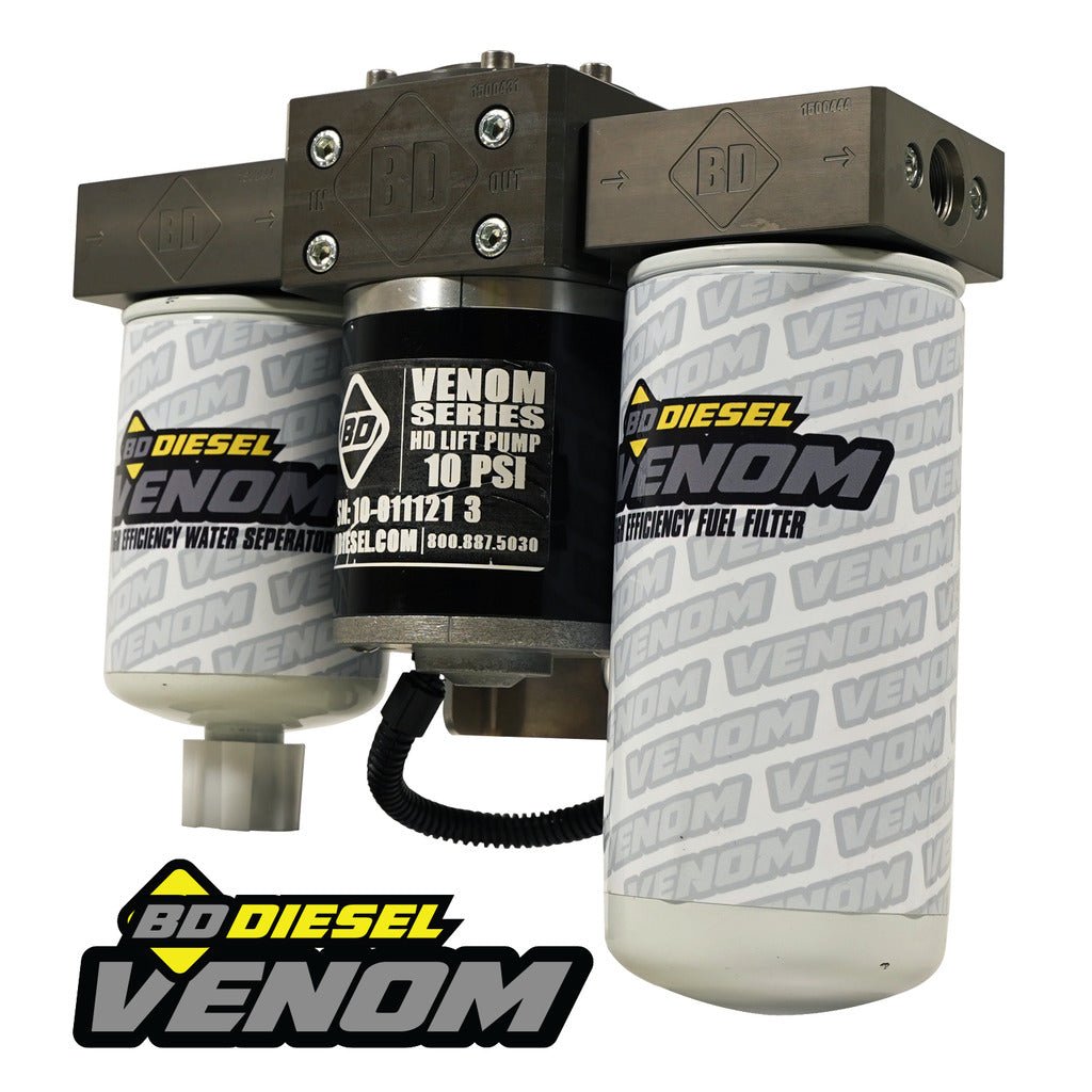 VENOM DURAMAX FUEL LIFT PUMP c/w FILTER & SEPARATOR CHEVY 6.6L DURAMAX 2011-2016