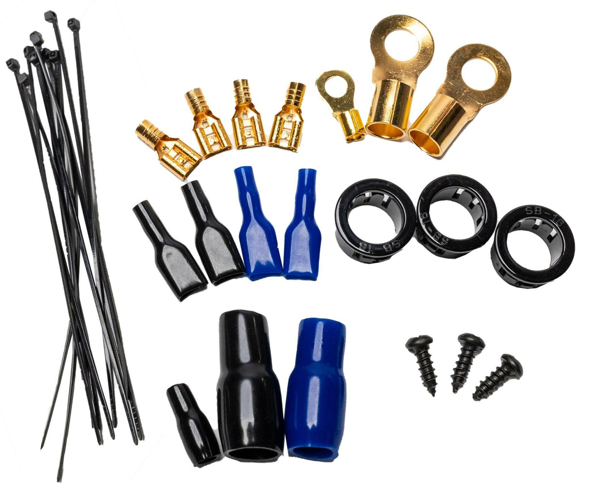 VFL 8 Gauge Complete OFC (Oxygen Free Copper) Amplifier Wiring Kit - High Power Car Audio Amp Install Kit with Power, Ground & RCA Cables