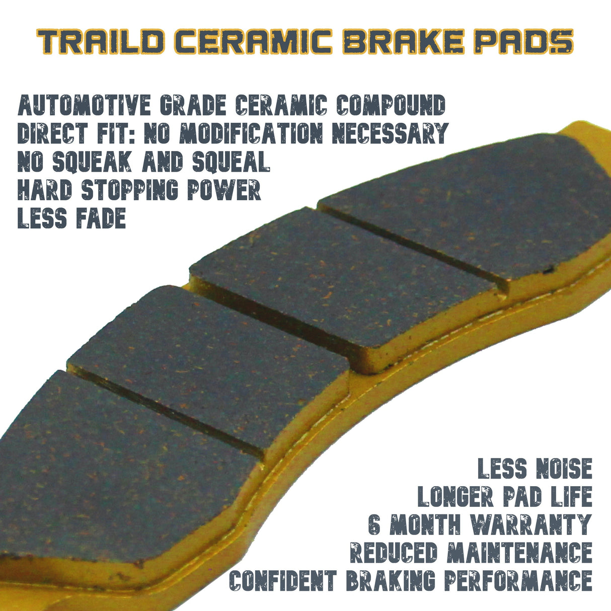 Yamaha Raptor 125 2011-2013 Ceramic Brake Pad Set Traild