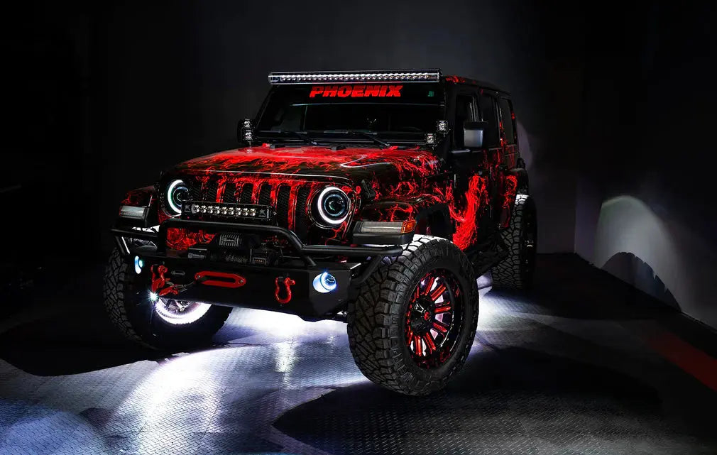 ORACLE LIGHTING LED ILLUMINATED WHEEL RINGS - COLORSHIFT oracle