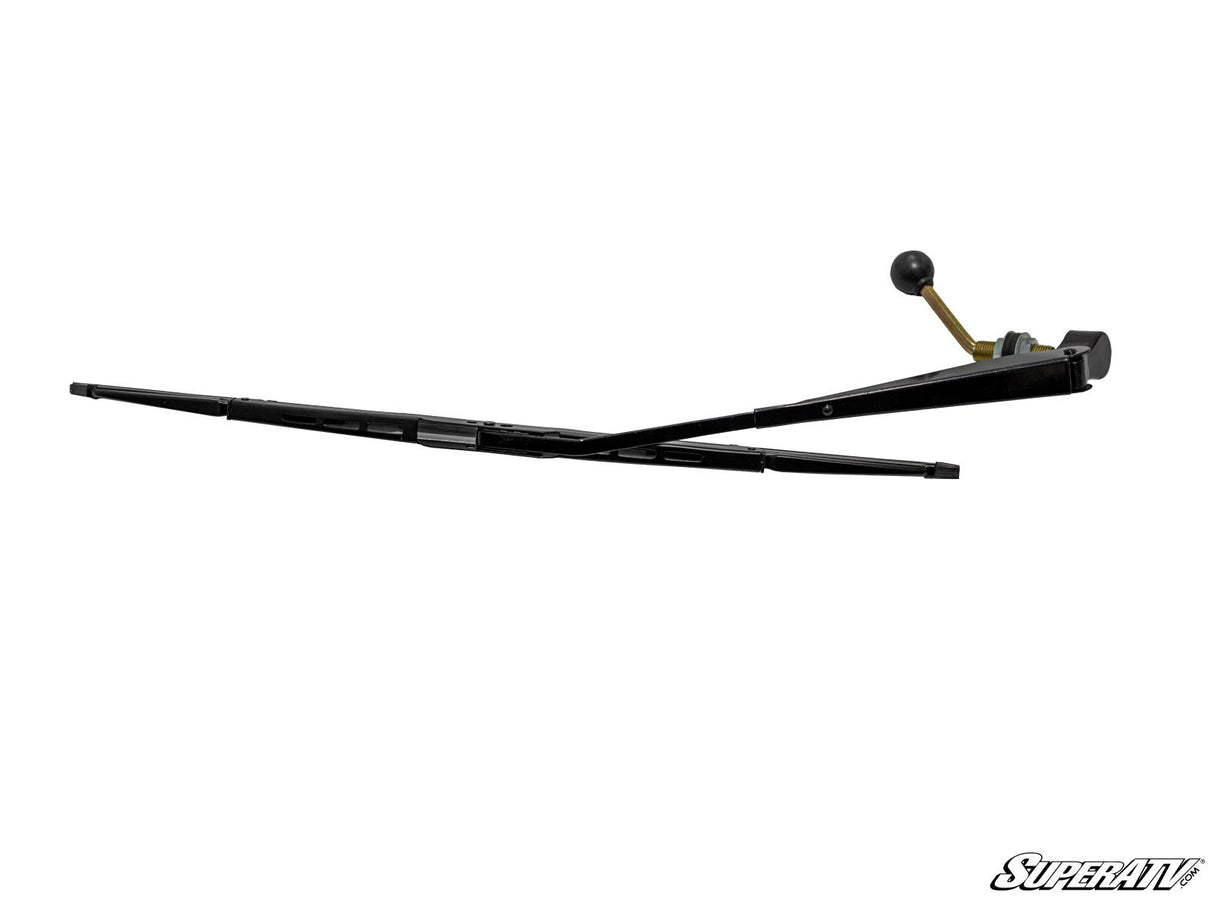 SuperATV Universal Glass Windshield Wiper Manual UTV Assembly