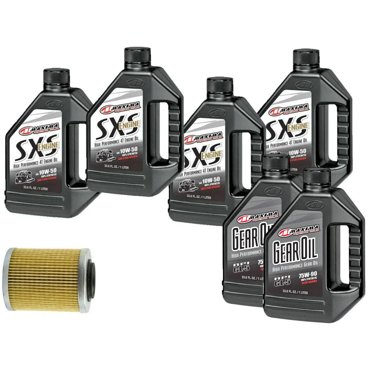 Maxima Can-Am Maverick X3 Full Synthetic Oil Change Kit