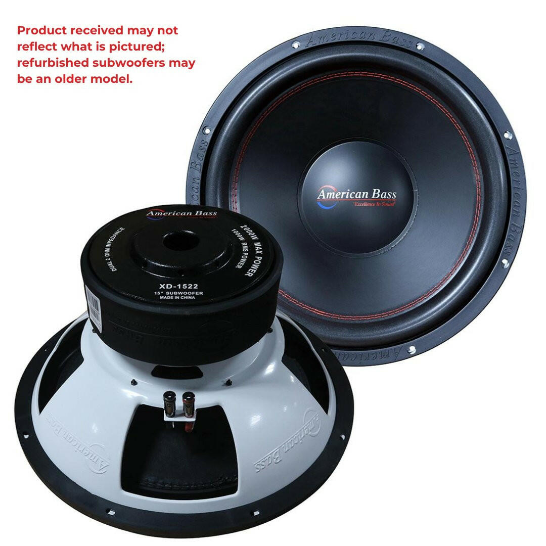 XD 15" Subwoofer Refurbished