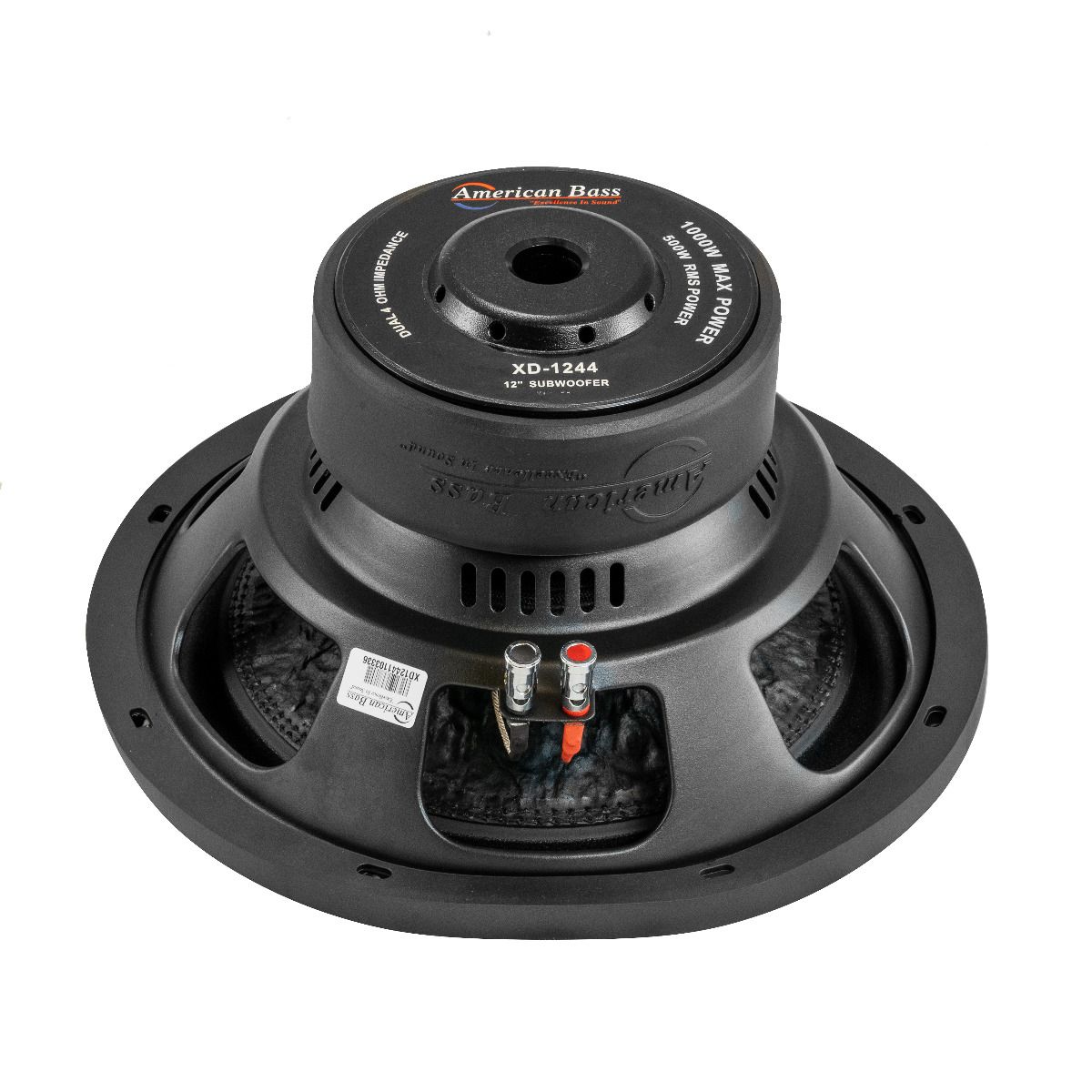 American Bass XD-12 12" 500W RMS Subwoofer DVC 4-Ohm