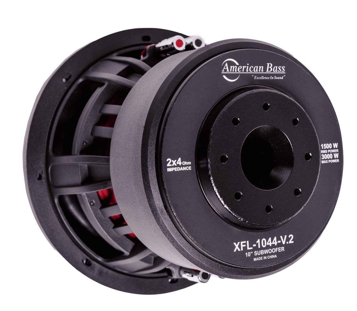 XFL 10″ Car Subwoofer | 1500 Watts RMS | Dual Voice Coil 2 Ohm or 4 Ohm