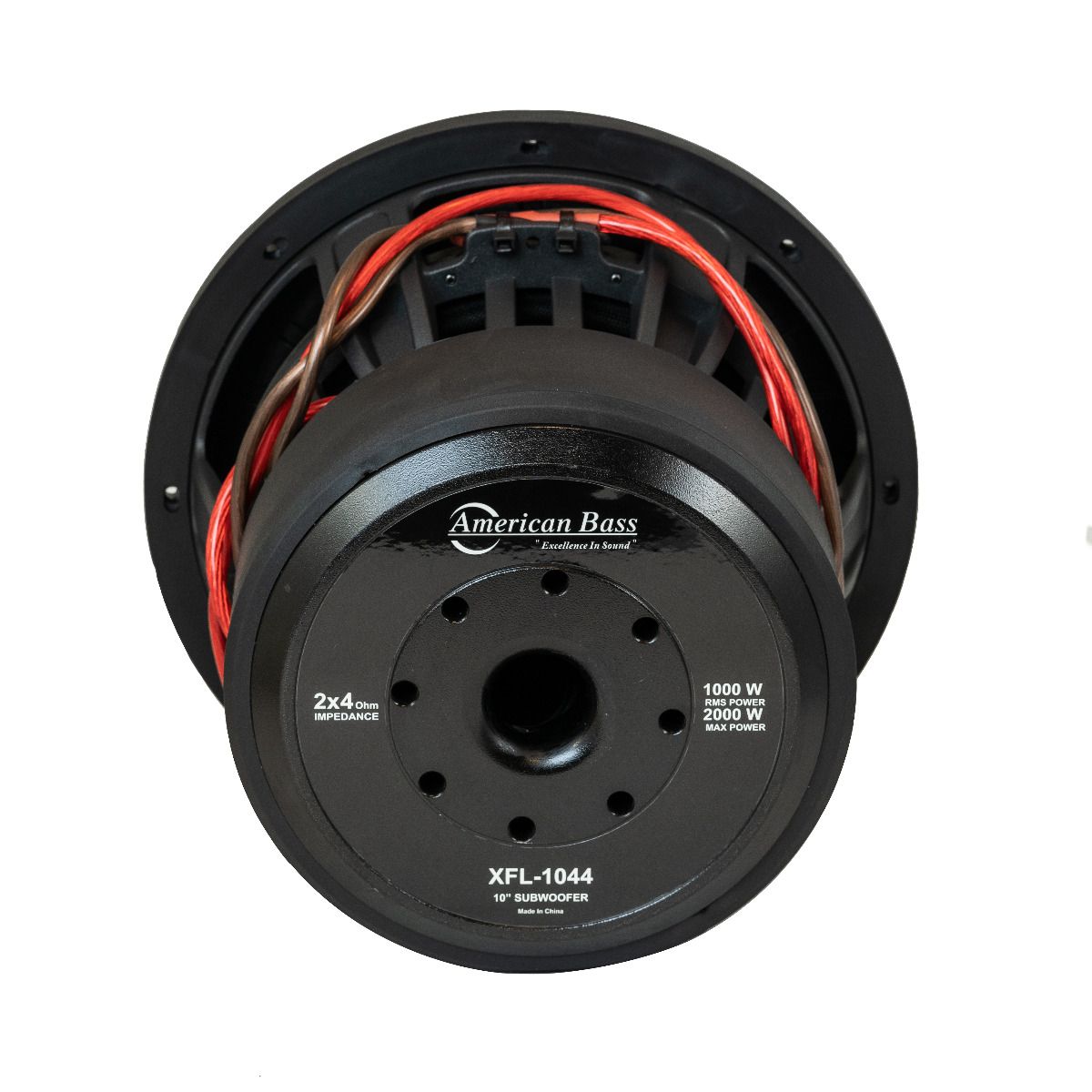 American Bass XFL-1044 10" 1000W RMS Subwoofer DVC 4-Ohm