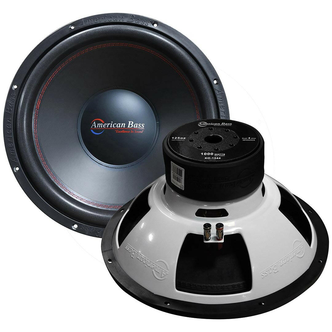 XO 15″ Car Subwoofer | 500 Watts RMS | Dual Voice Coil 4 Ohm