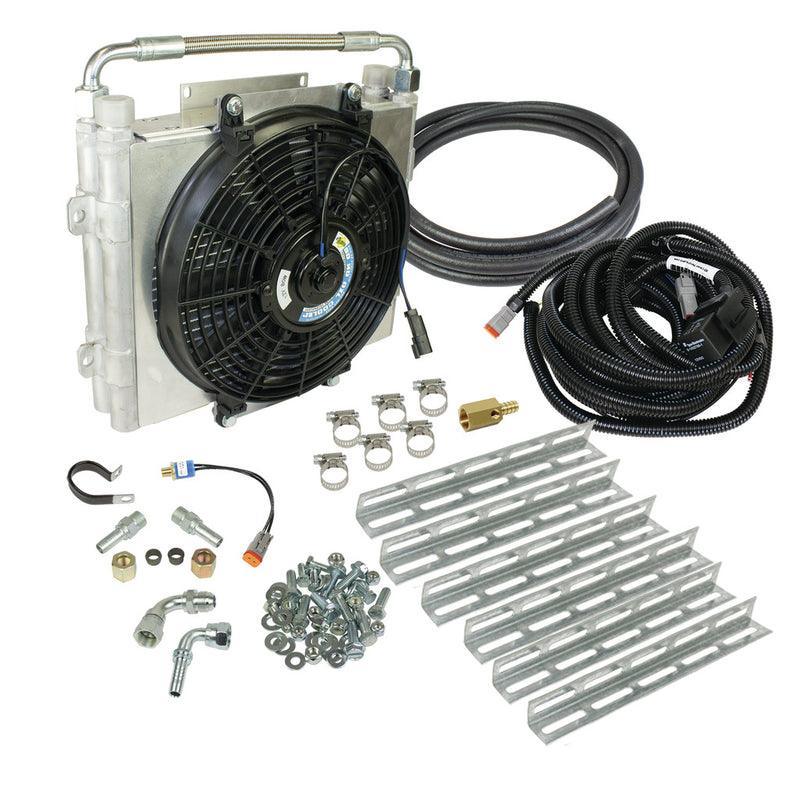 Xtrude Double Stacked Transmission Cooler Kit Universial 5/8in Tubing (1030606-DS-58)