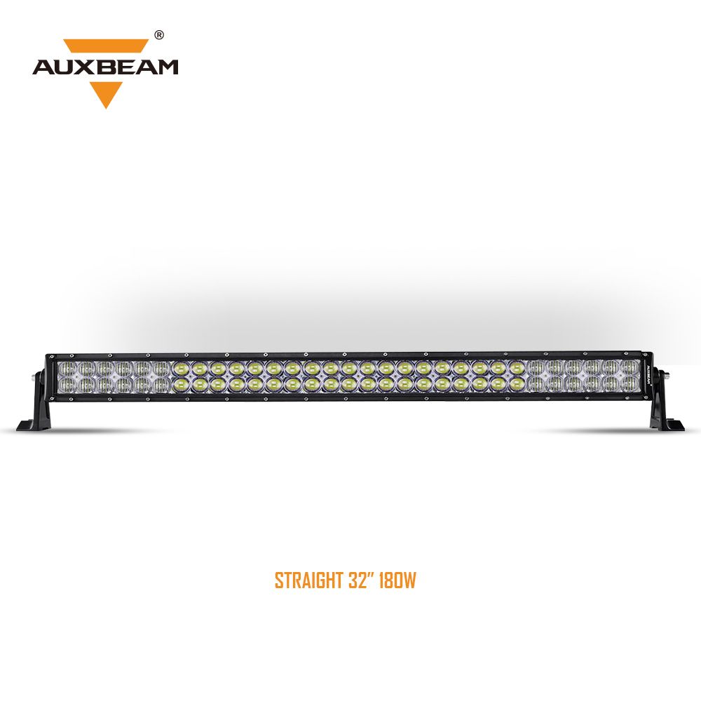 Auxbeam 32" Golf Cart Light Bar - Straight LED RGB Cree Golf Cart Light Bar WITH 12V converter