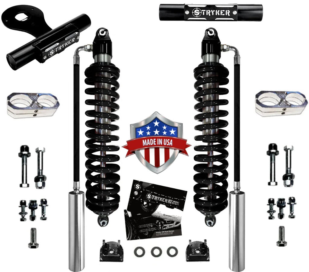 F450 FRONT Reservoir Coilover Conversion Kit for 2017 to 2022 Stryker Off Road Design