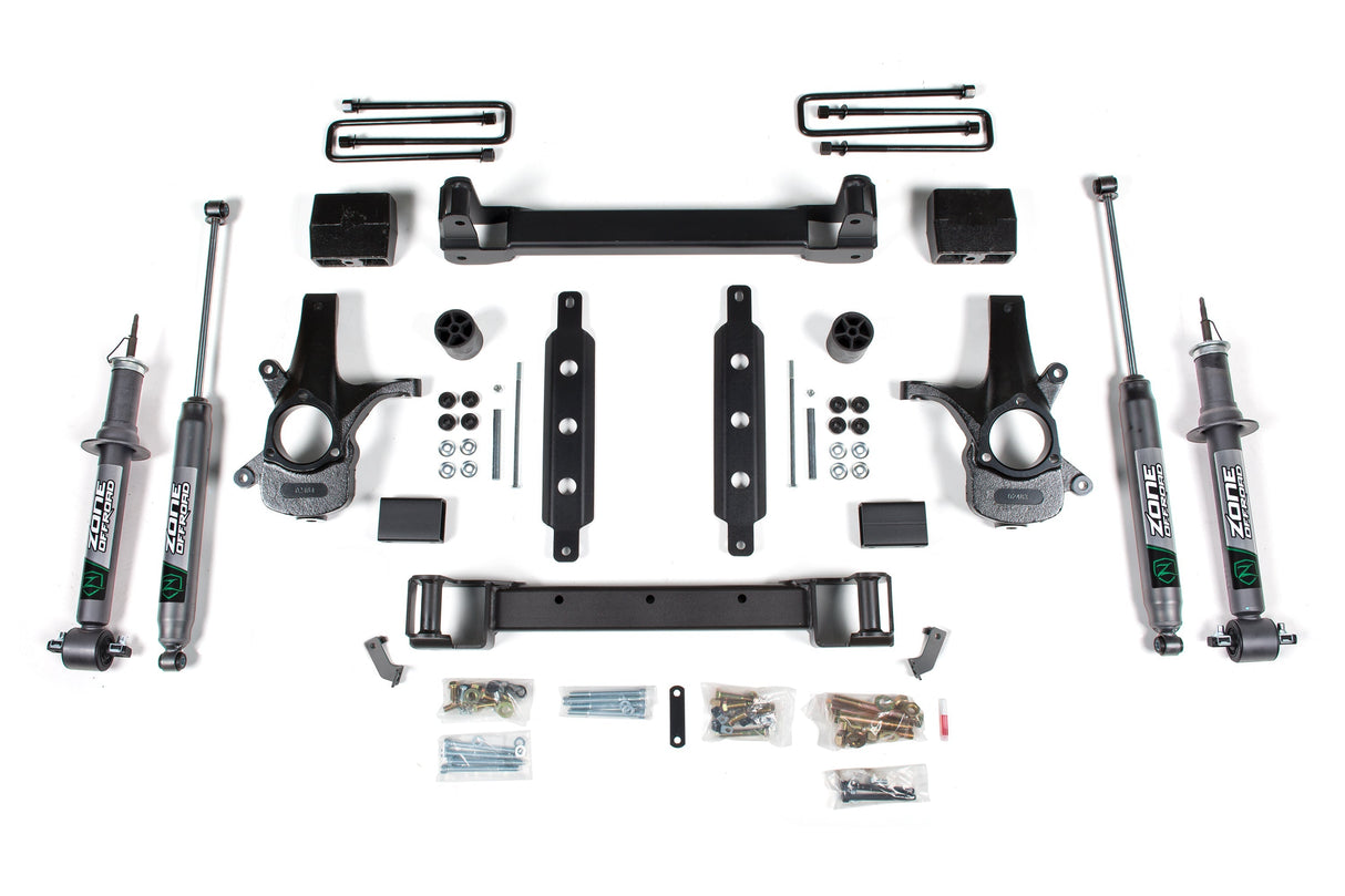 6.5 Inch Lift Kit | Chevy Silverado & GMC Sierra 1500 (14-18) 2WD Zone Offroad