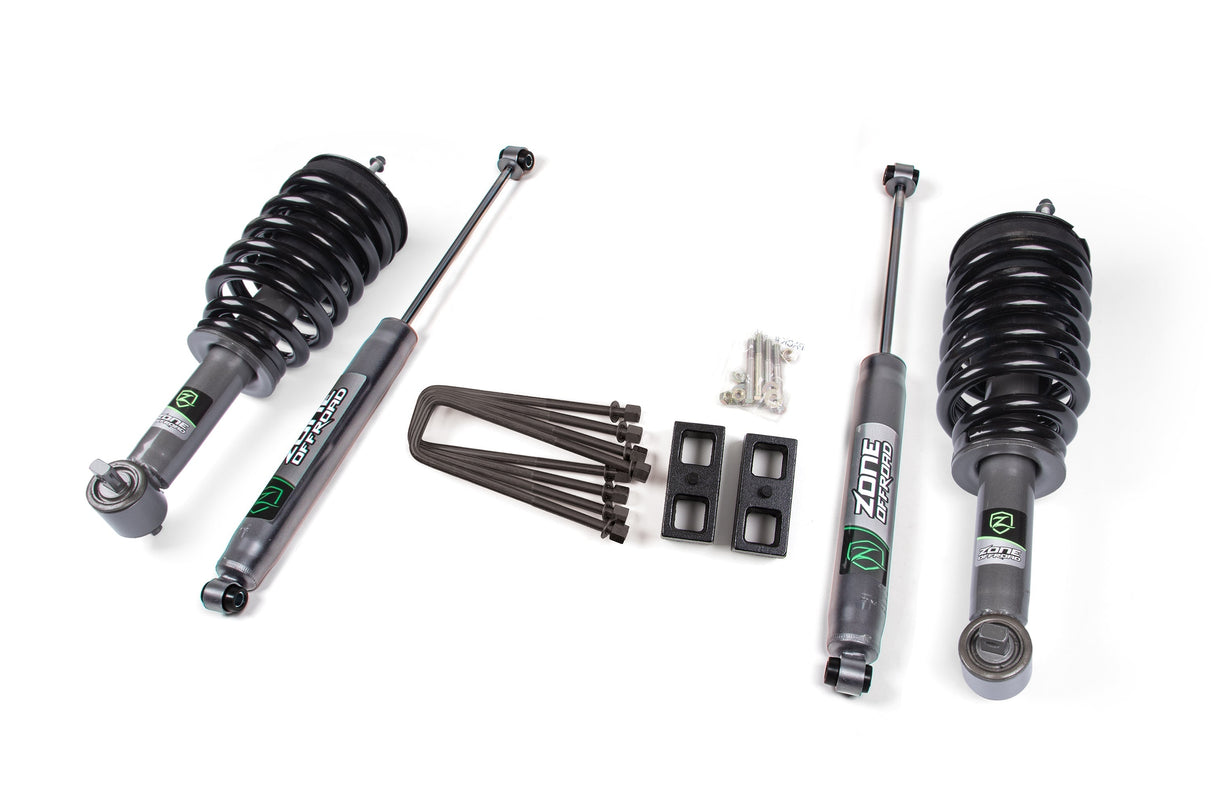 3" Lift Kit | Loaded Strut | Chevy Silverado & GMC Sierra 1500 (07-13) 4WD Zone Offroad