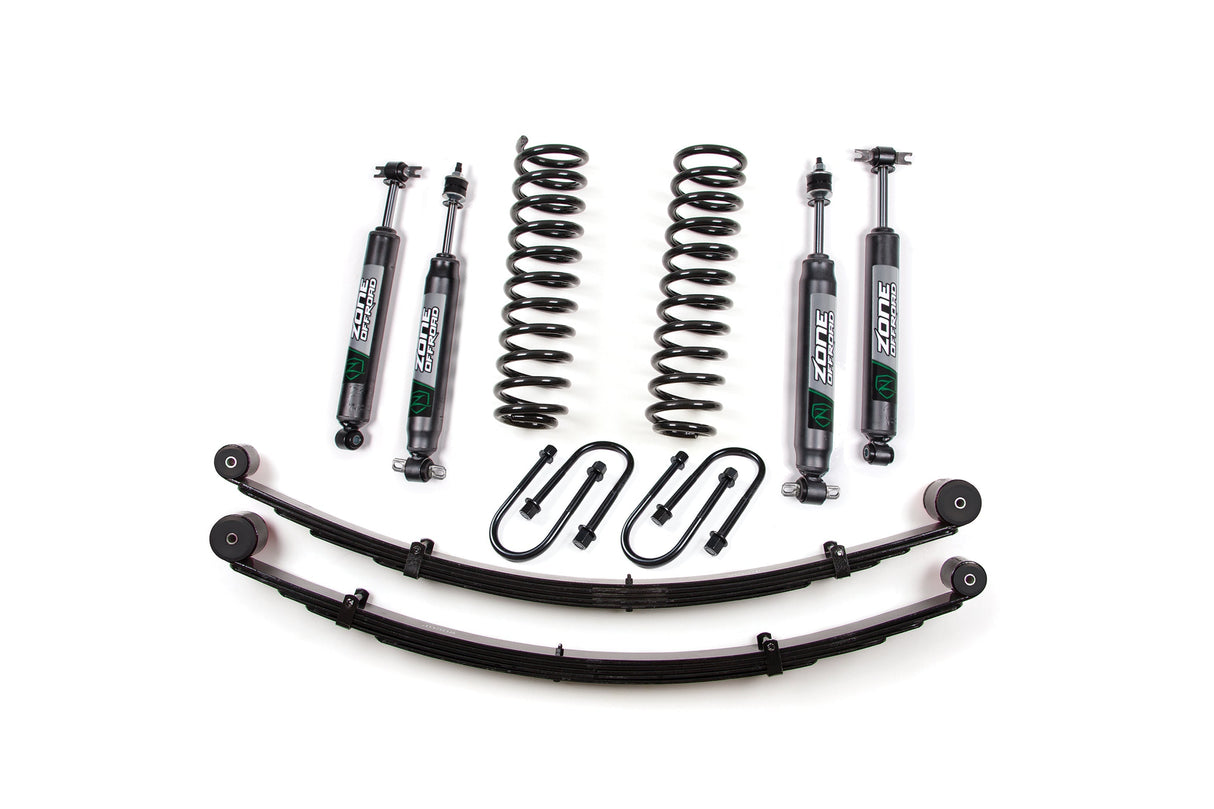 3 Inch Lift Kit w/ Springs | Jeep Cherokee XJ (84-01) Zone Offroad