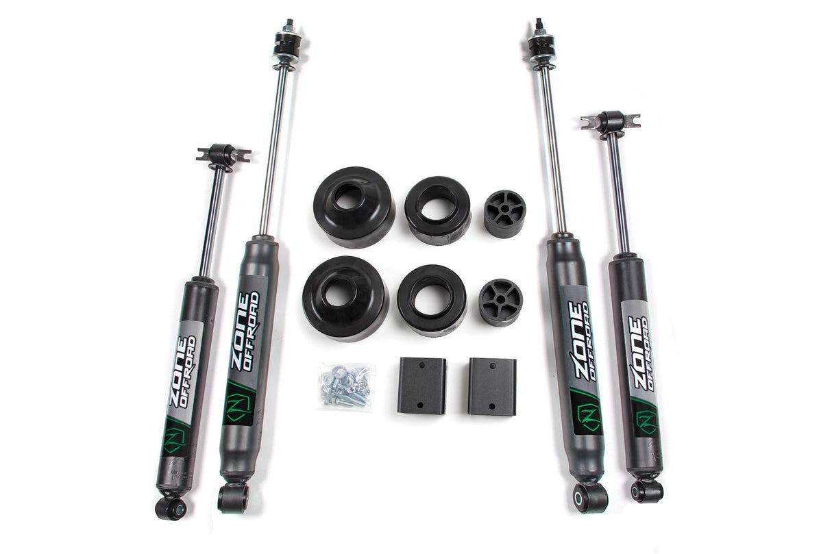 2 Inch Lift Kit | Jeep Wrangler JK (07-11) Zone Offroad