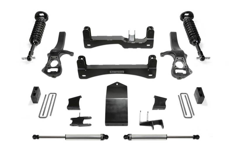 Système de perforation Fabtech 19-21 GM K1500 P/U 6 pouces avec Dl 2,5 et 2,25
