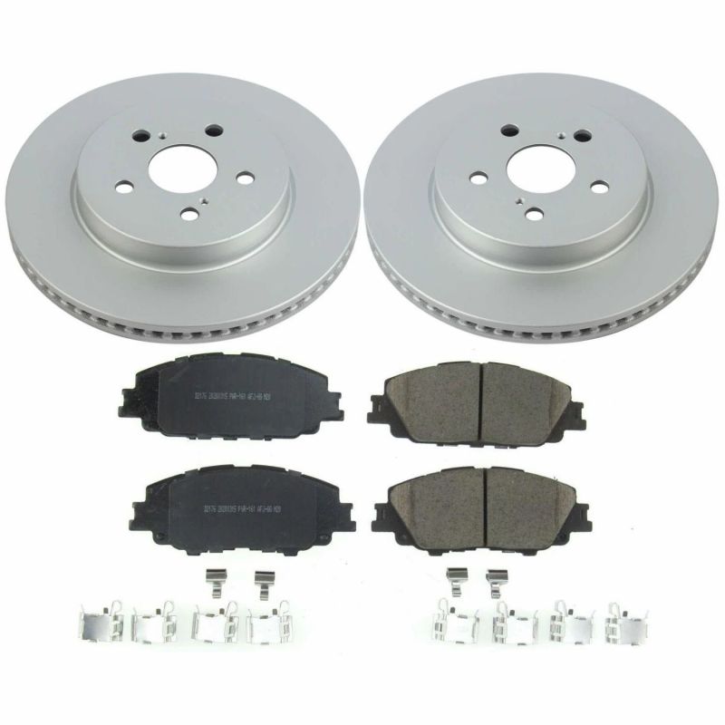 Kit de freins avant Power Stop 2019 Toyota Corolla Z17 Evolution Geomet avec revêtement