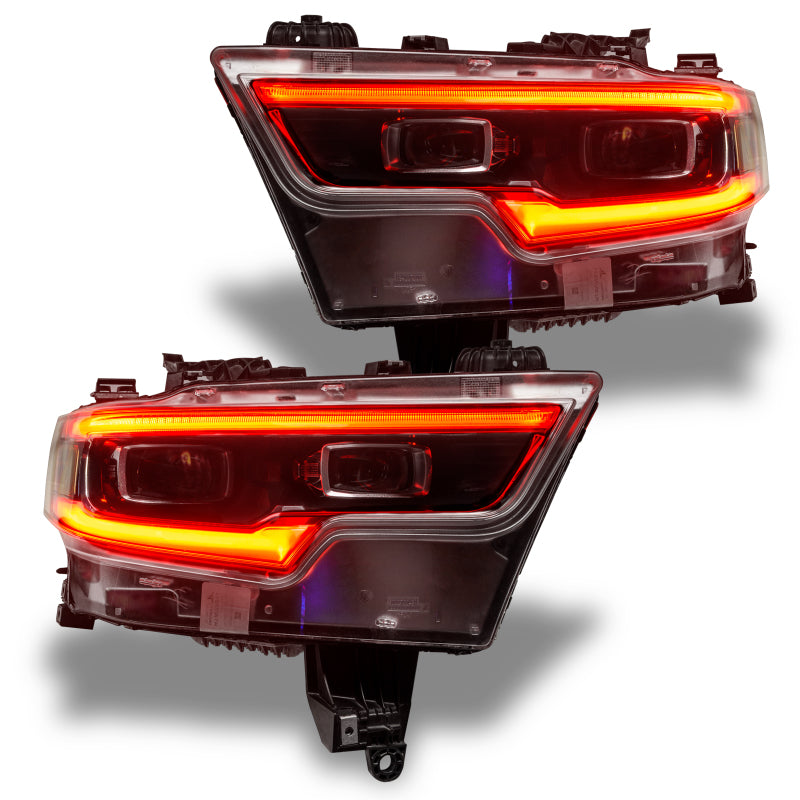 Oracle 19-21 RAM 1500 Headlight DRL Kit Proj. LED - RGBW+A w/ Simple Controller