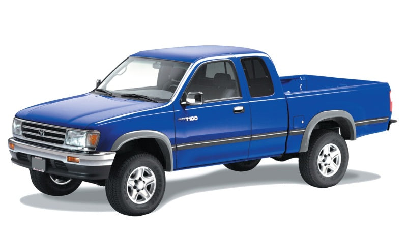 Élargisseurs d'ailes style Extend-A-Fender pour Toyota T100 Fleetside Bushwacker 93-98, 4 pièces - Noir