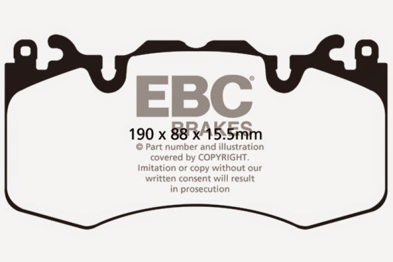 Plaquettes de frein avant EBC 2020+ Land Rover Defender 90 Bluestuff