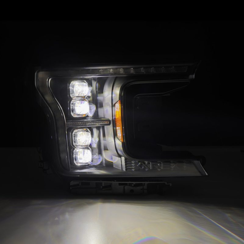 AlphaRex 18-20 Ford F-150 NOVA LED Proj Headlight Blk (14th Gen G2 Style)