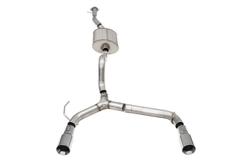 Corsa 21-25 Ford Bronco 2.7L 4-Door 2.75in Cat-Back Dual Rear Exhaust w/4in Straight-Cut Polish Tips
