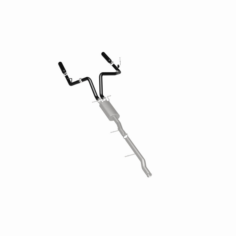Cat-Back MagnaFlow SYS 3,5 pouces à embouts arrière divisés doubles noirs 10-13 Chevy Silverado / GMC Sierra 5,3 L